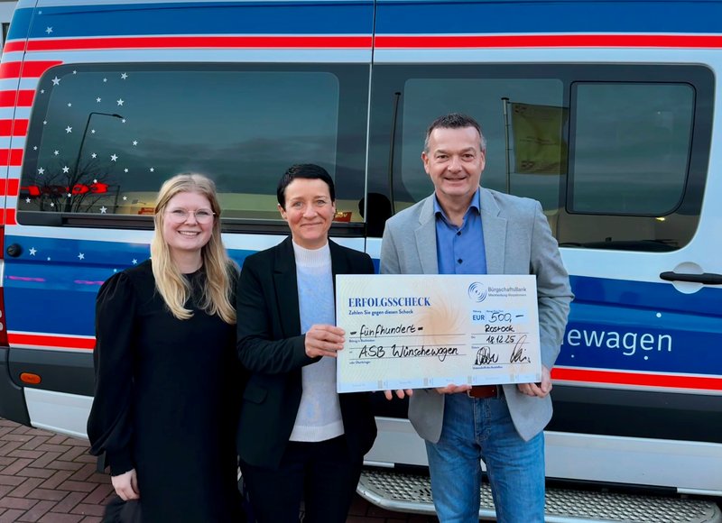 Spendenübergabe BMV an den ASB